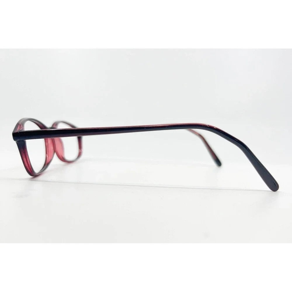 Equinox Eyeglasses Womens Burgundy Oval Full Rim Frames 18-140